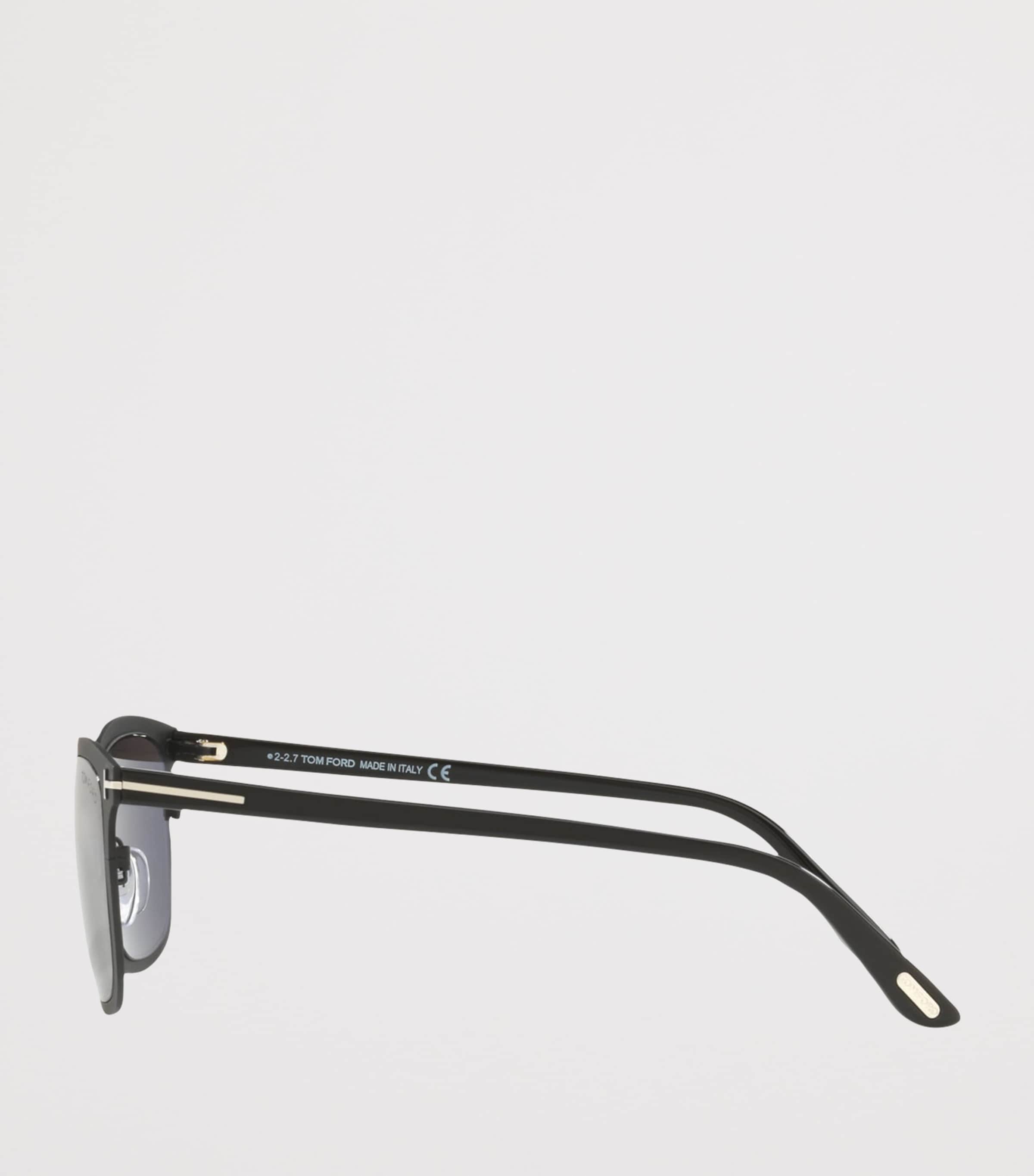 TOM FORD Metal Alasdhair Square Sunglasses Black Image 2