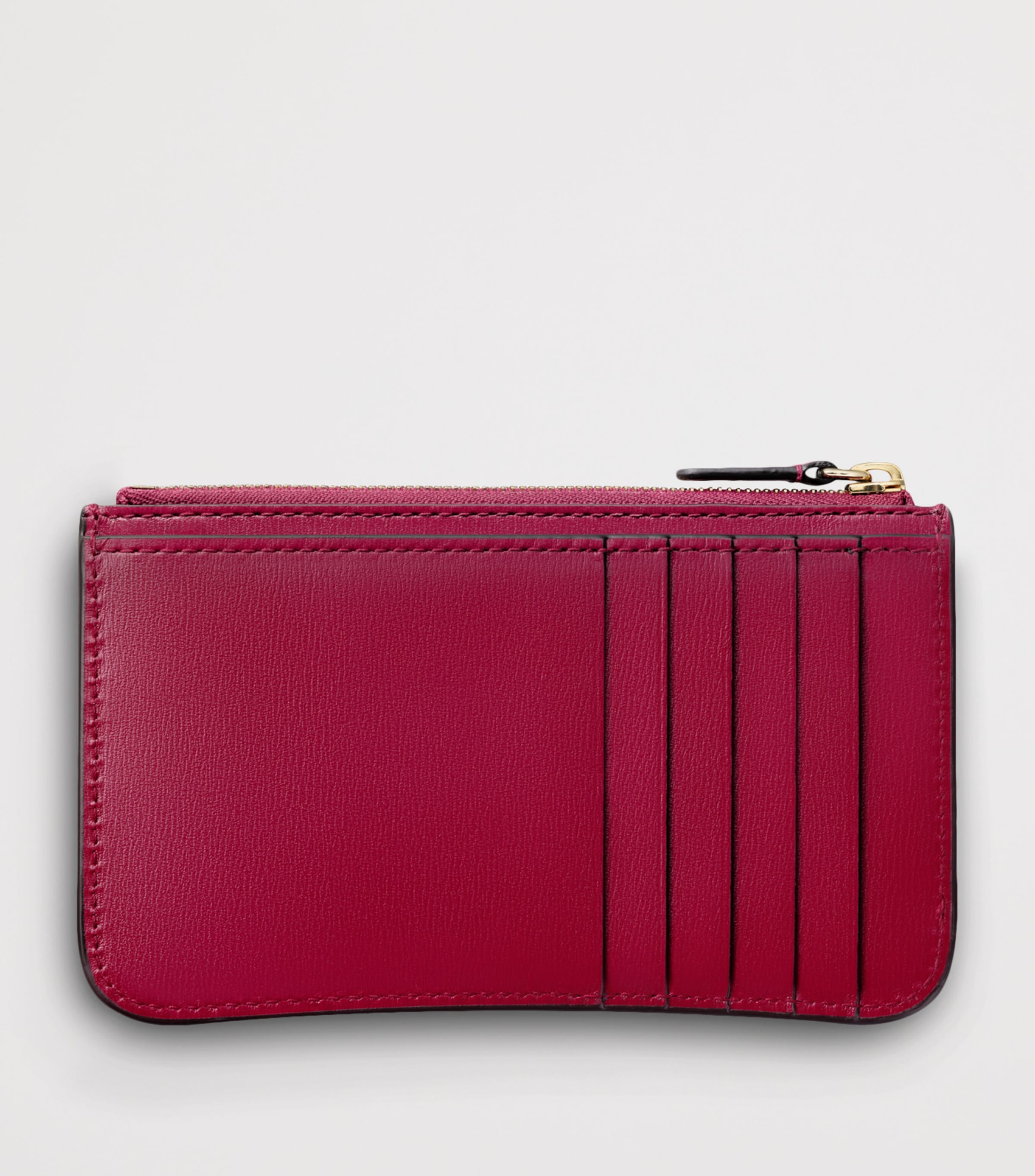 Cartier Leather Panthère de Cartier Zipped Card Holder Red Image 3