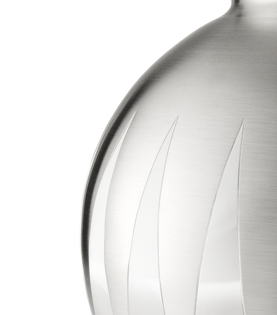 Christofle Sterling Silver Dents-de-Loup Vase (33cm) Silver Image 3