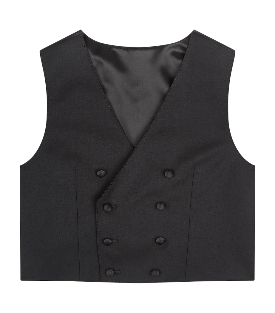 Dolce&Gabbana Kids Double-Breasted Waistcoat (2-6 Years) Black Image 1