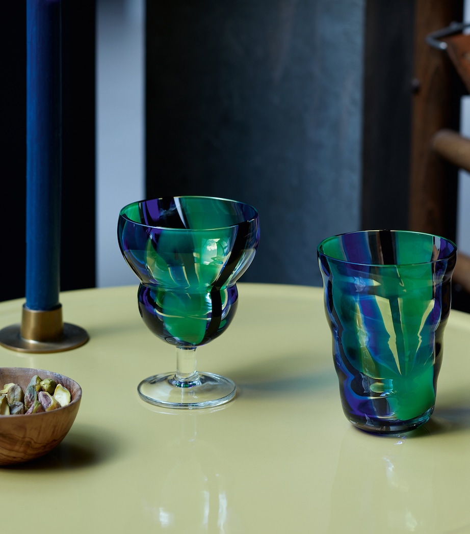 Set of 2 Folk Tumblers (280ml) MULTI Image 2