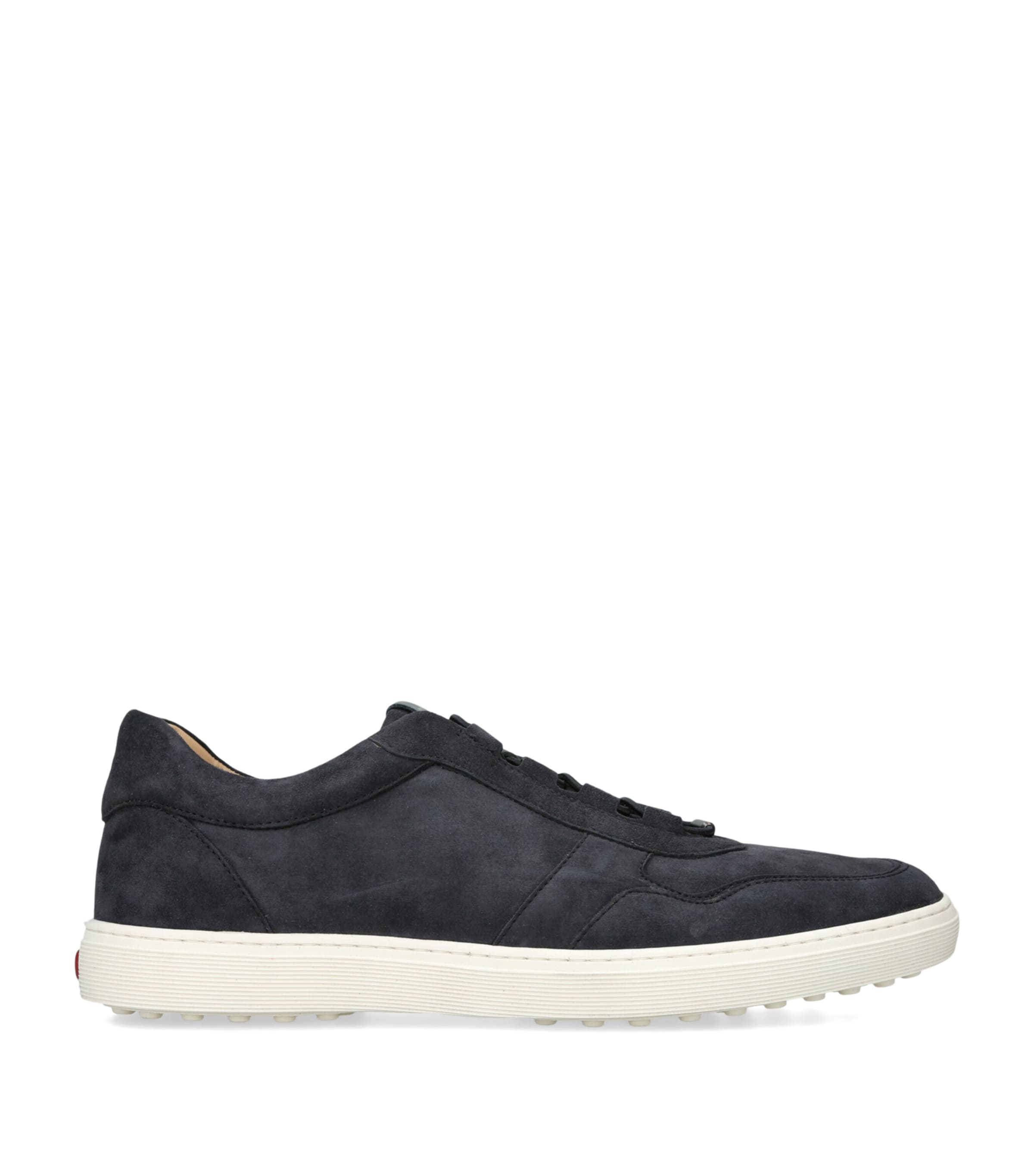 Tod's Suede Elastic Cassetta Sneakers Navy Image 1