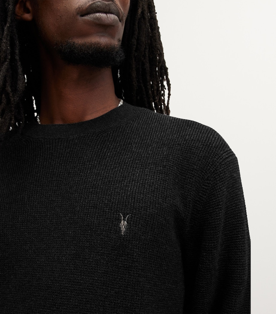 Organic Cotton-Wool Aspen Sweater CINDER BLACK MARL Image 6