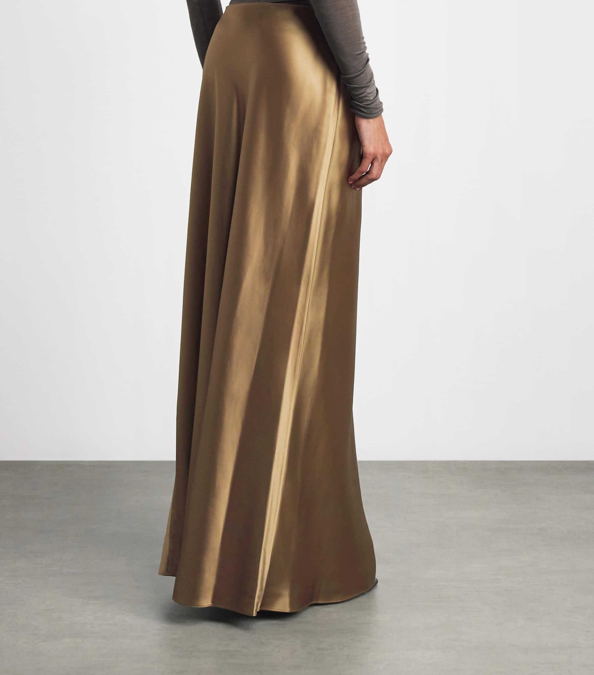 Simkhai Womens Nella Maxi Skirt Ochre Image 5