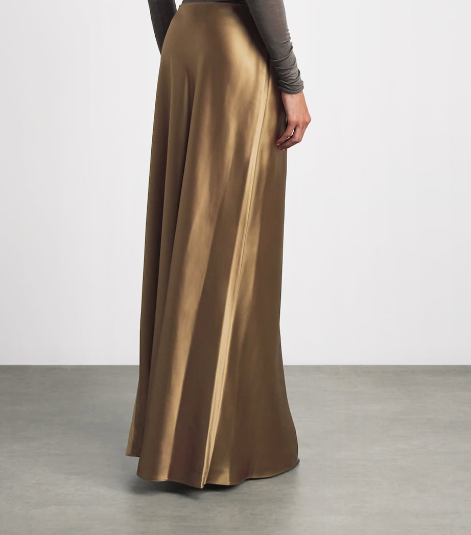 Simkhai Womens Nella Maxi Skirt Ochre Image 5