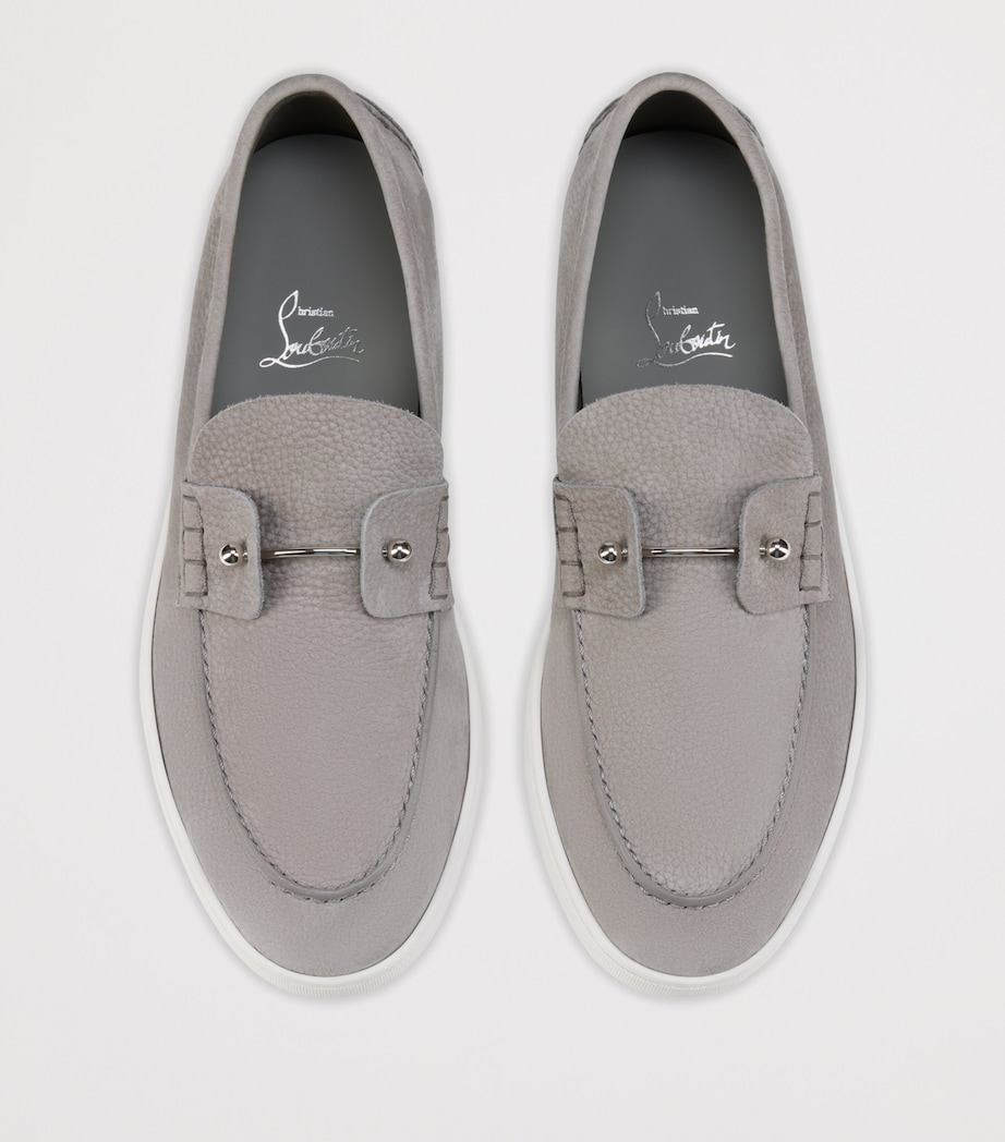 Christian Louboutin Chambeliboat Leather Boat Shoes Image 4