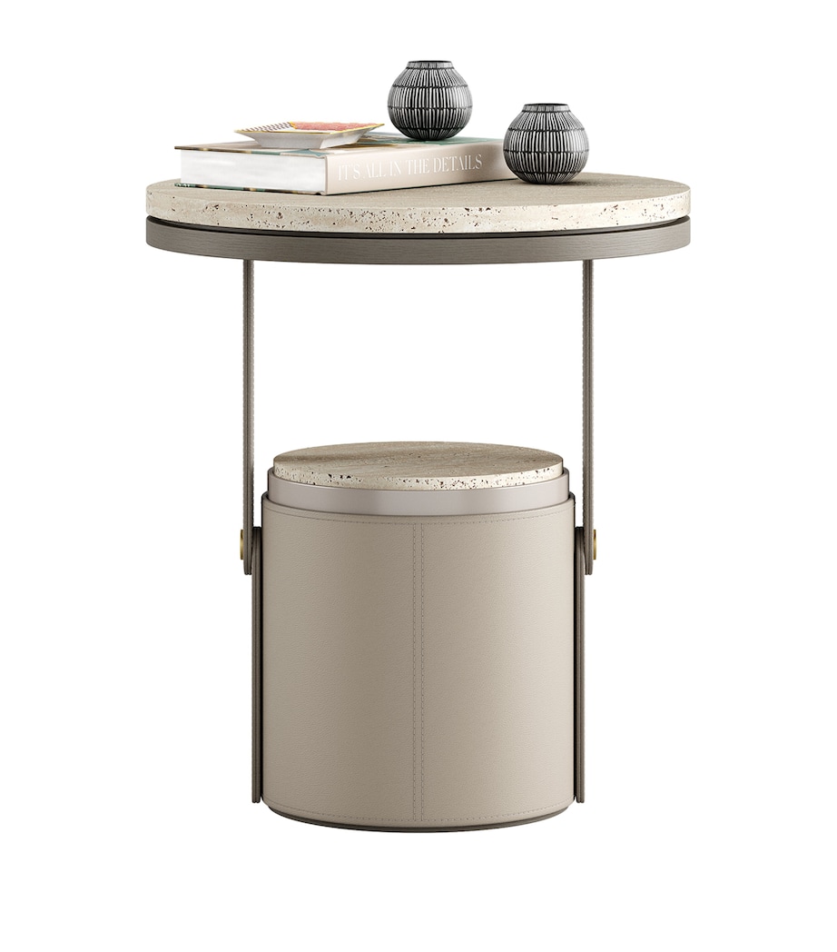 Marble Beppu Side Table BEIGE Image 1