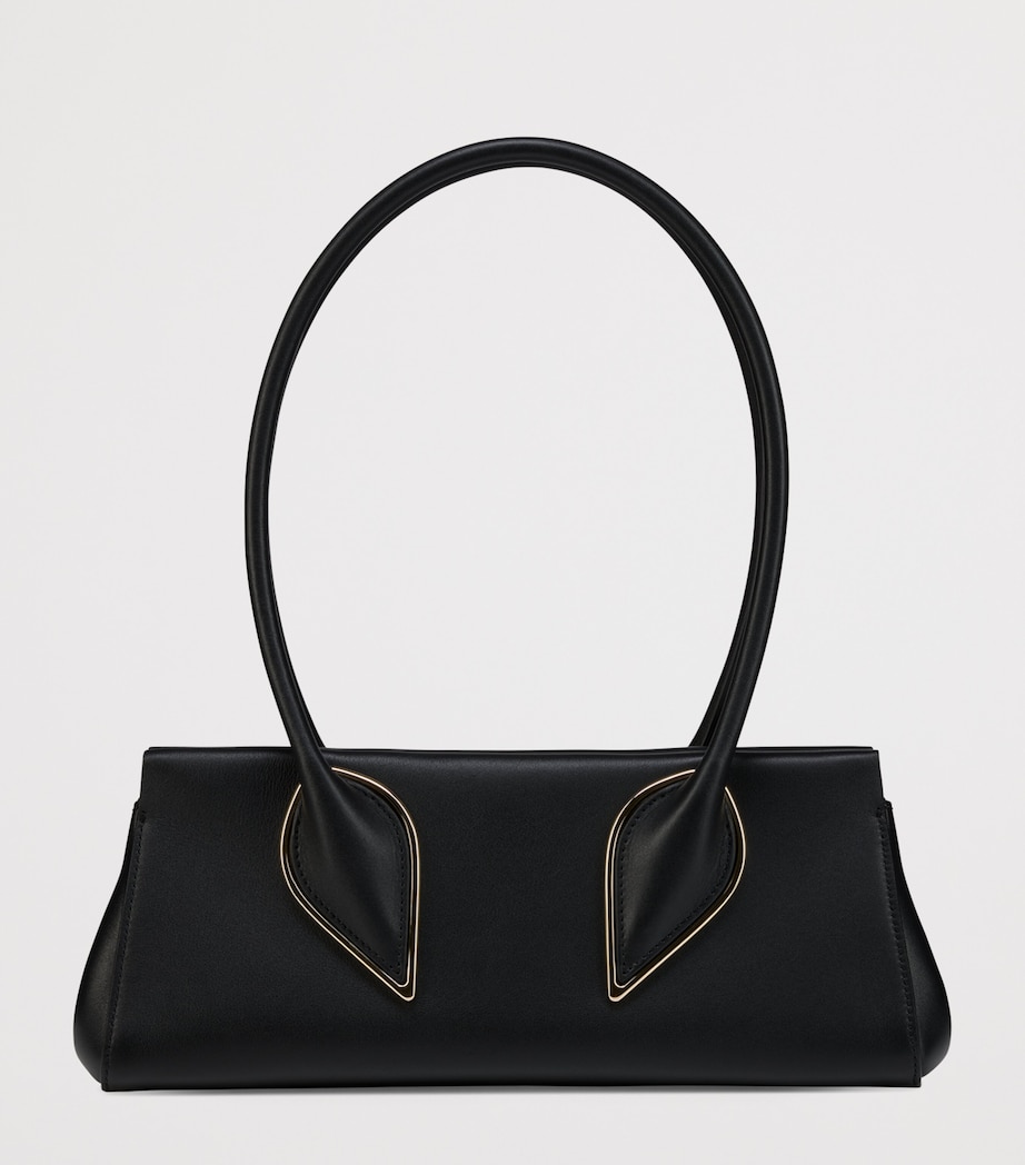 Venus Leather Baguette Shoulder Bag BK01 Image 3