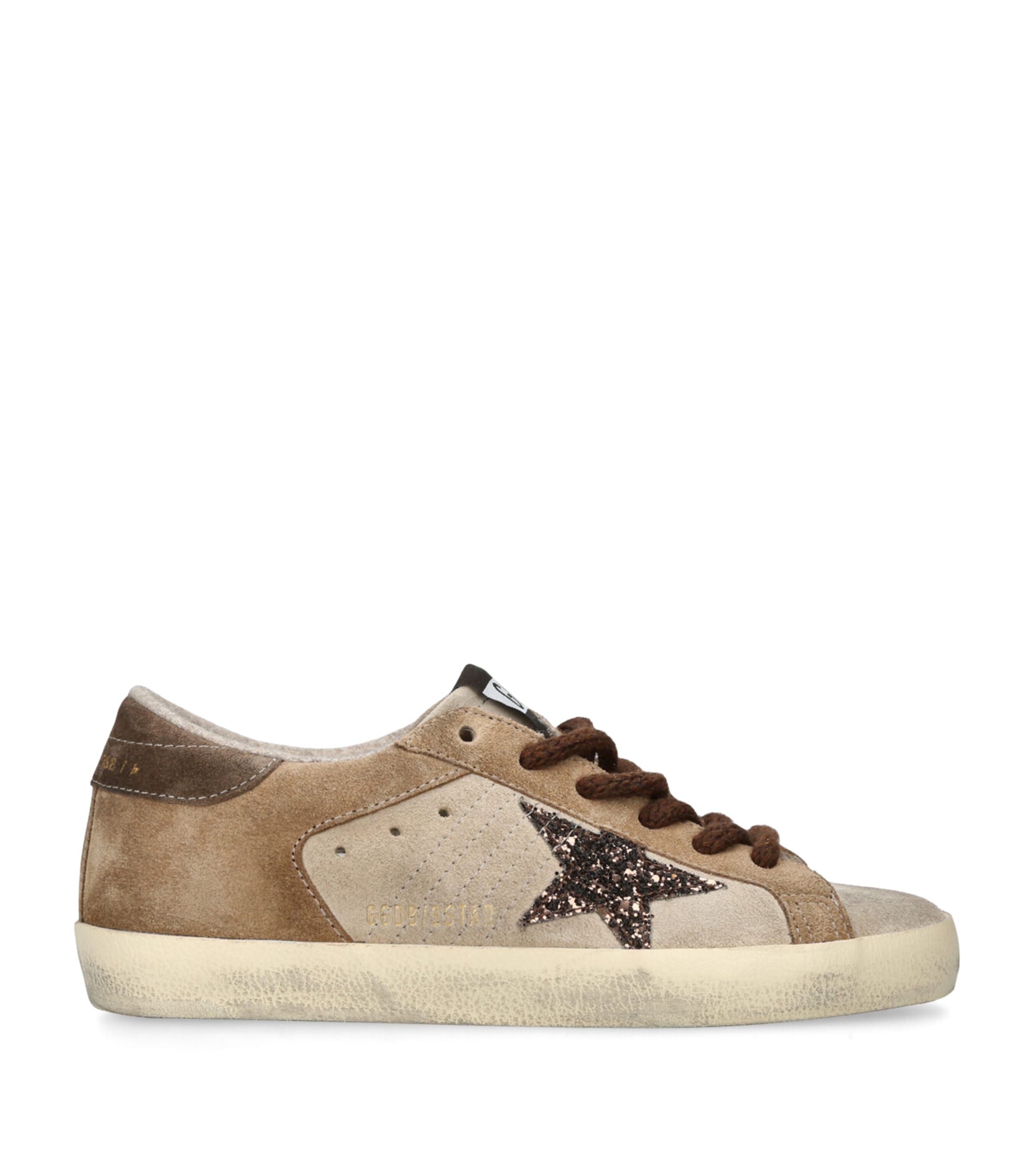 Golden Goose Suede Super-Star Sneakers Beige Oth Image 1