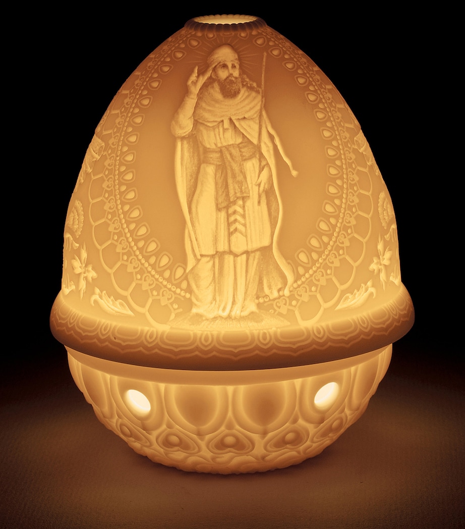 Lladró Zarathustra Lithopane Votive Light White Image 2