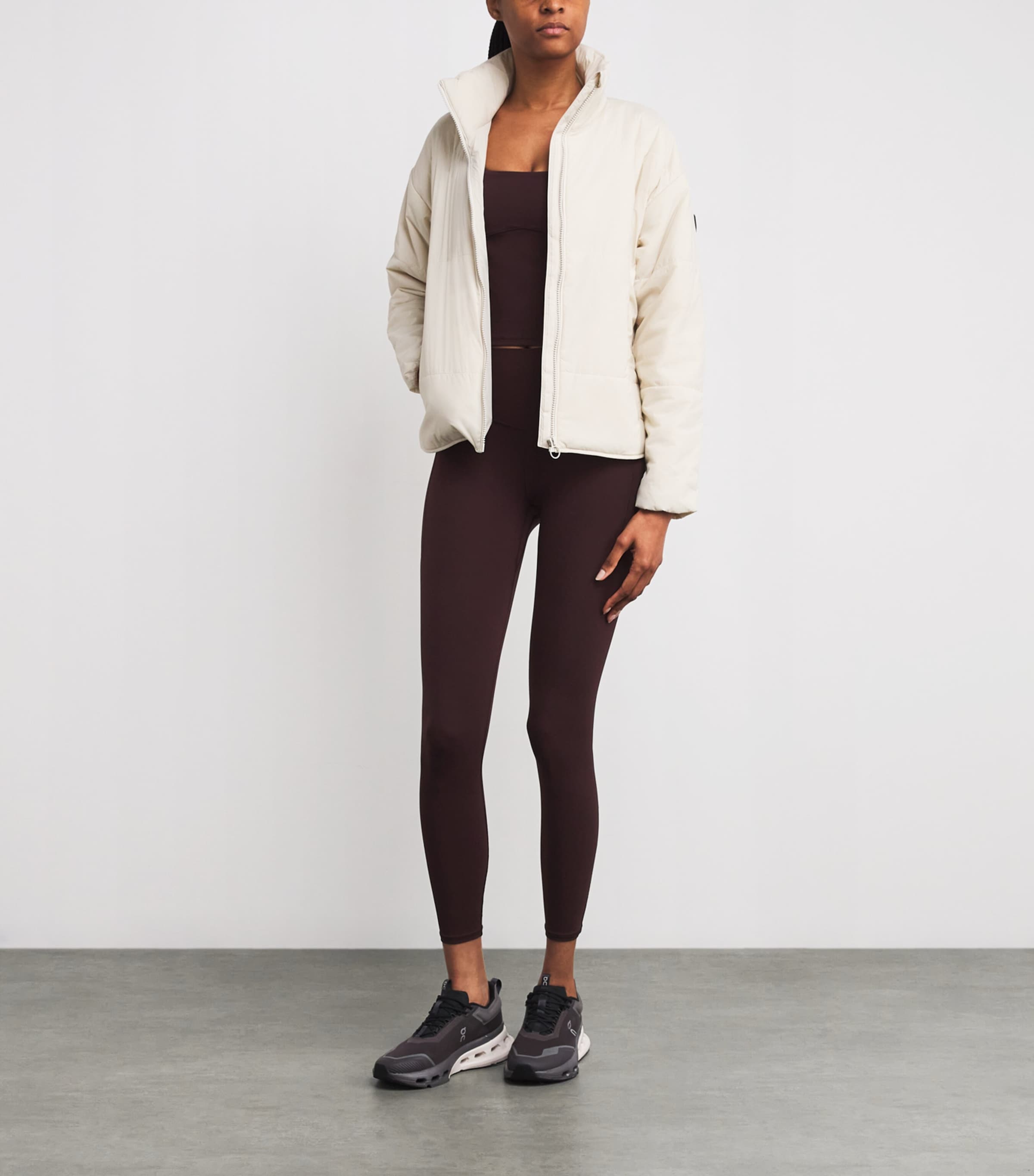 AllTheForm Pocket Leggings RSN RAISIN Image 2