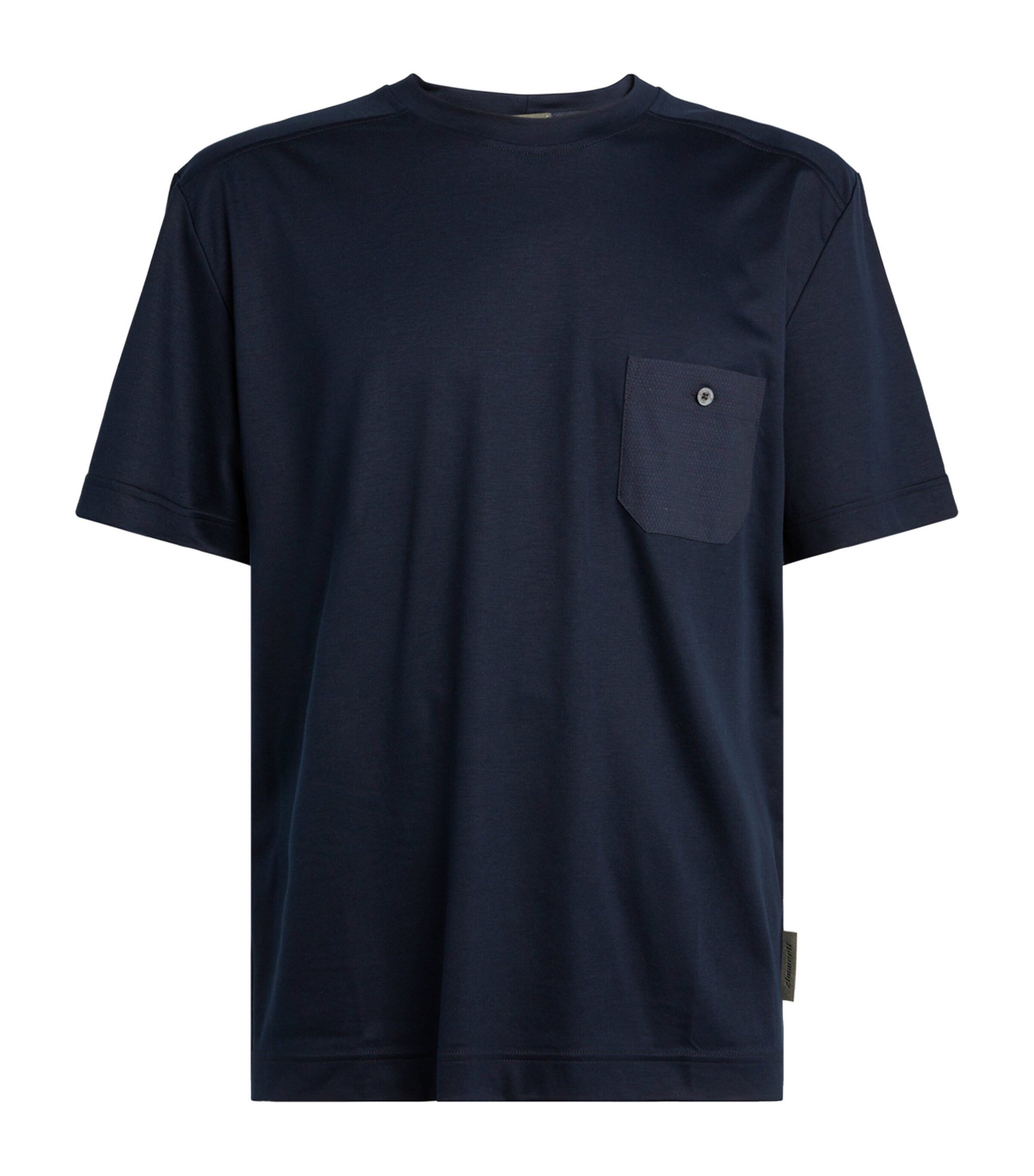 Zimmerli Mens Modern Lounge T-Shirt Midnight Image 4