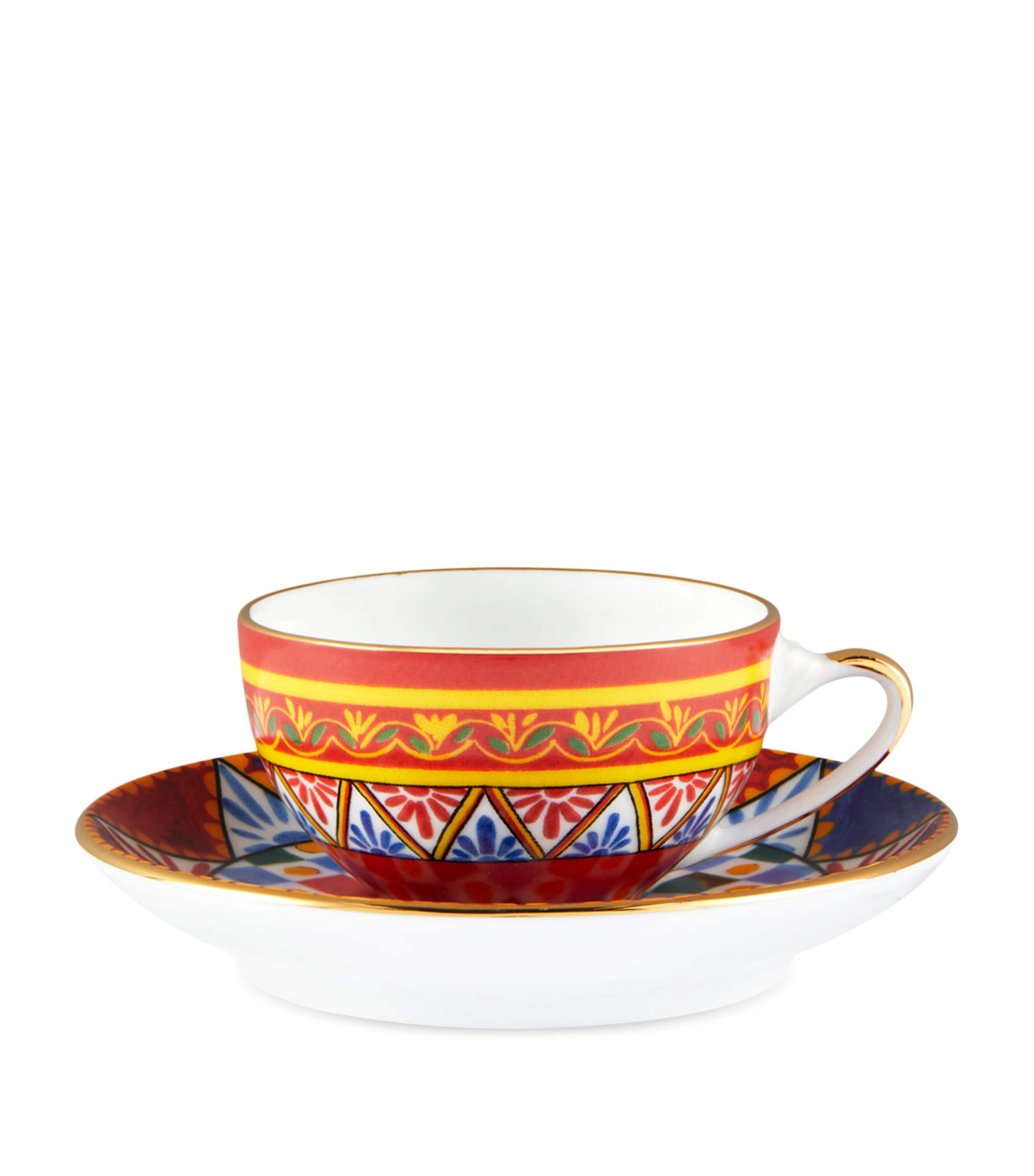 Dolce & Gabbana Casa Carreto Coffee Cup And Saucer