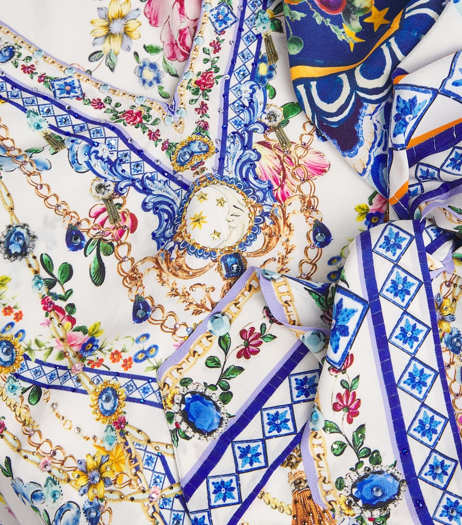 Silk Tiles Darls Short Kaftan TILEDARL Image 5