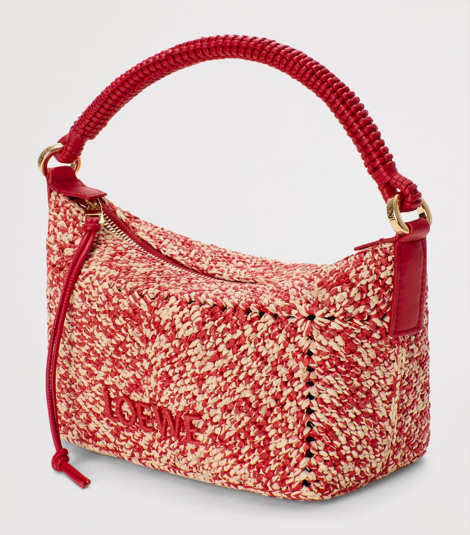 LOEWE x Paula’s Ibiza Raffia Cala Pouch Red Image 2