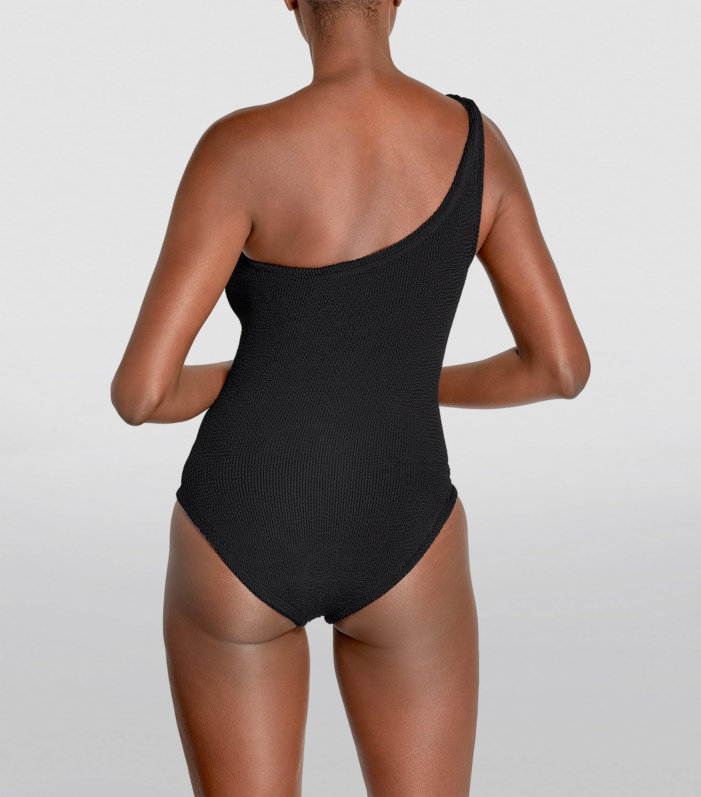 One-Shoulder Nancy Swimsuit BLACK Image 3