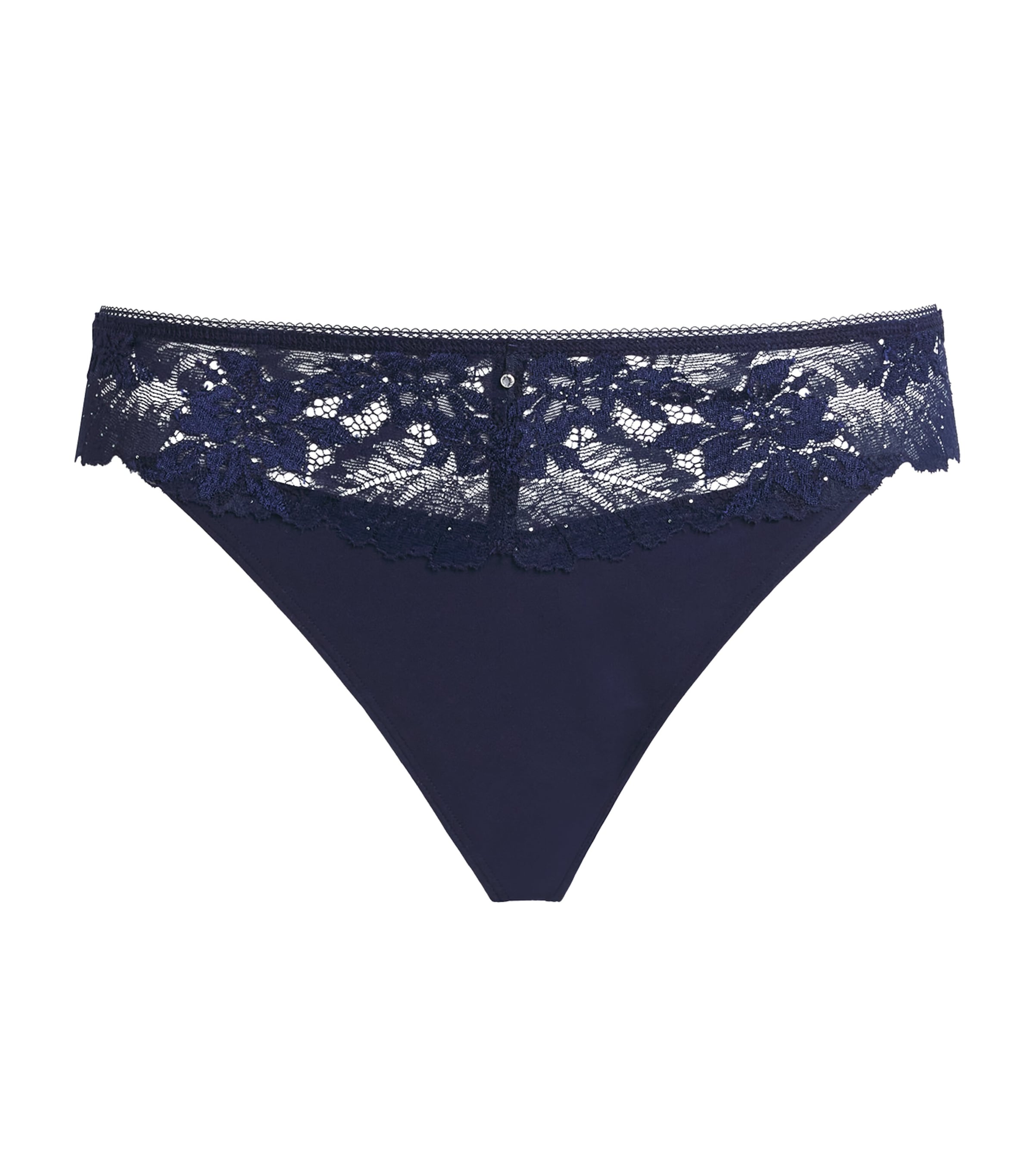 Wacoal Womens Most Divine Tanga Briefs Dks Dark Sapphi Image 1