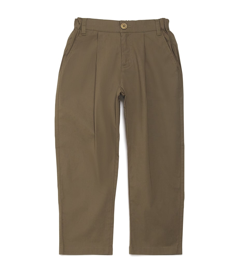 Organic Cotton-Blend Chim Chinos (18 Months- 10 Years) BEECH Image 1