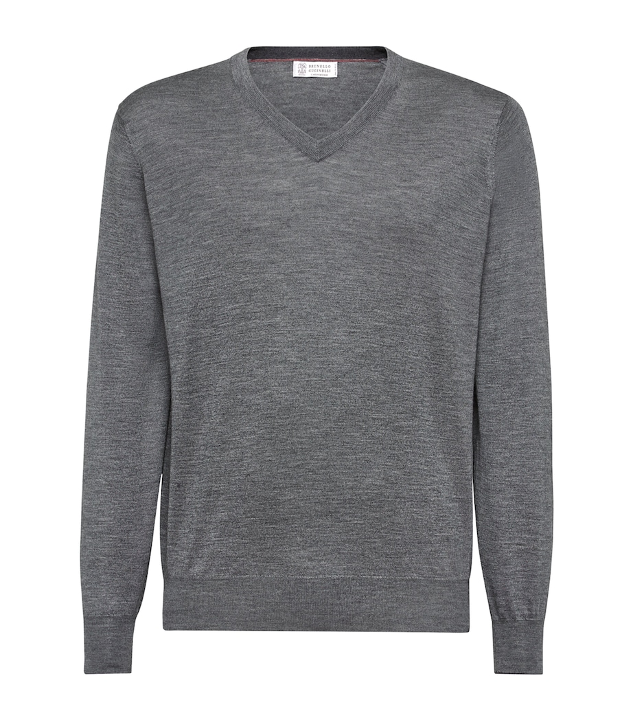 Cashmere V-Neck Sweater CG217 Image 1