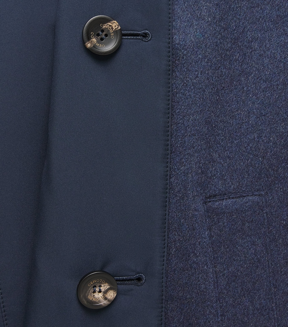 Cashmere Overcoat 574 BLUE Image 5