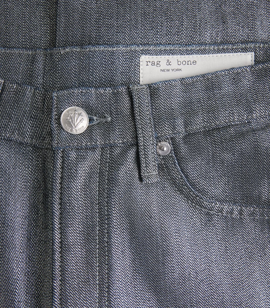 Logan Mid-Rise Wide-Leg Jeans INDGOLUREX Image 5