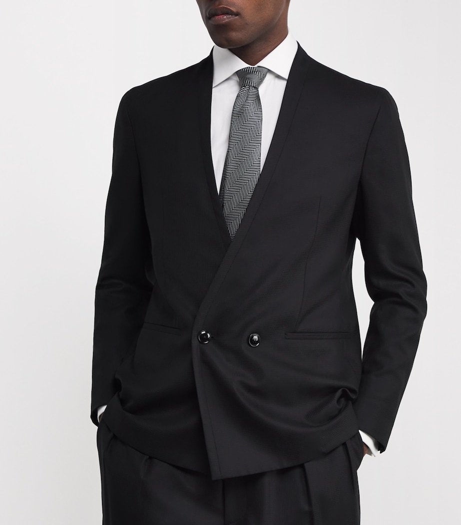 Silk Herringbone Jacquard Tie FB057 Image 3