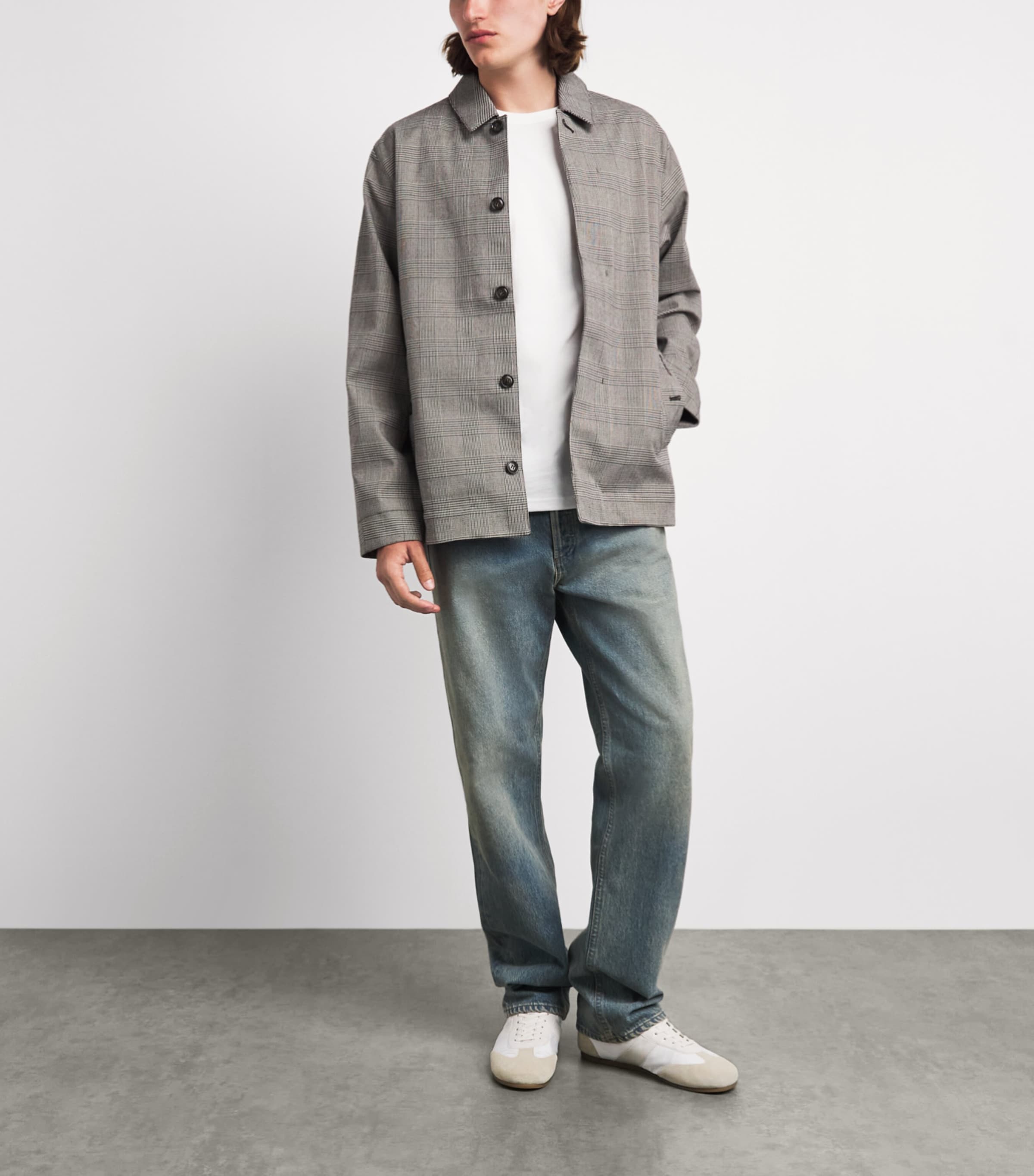 Barbour Mens Cotton Essential Sports T-Shirt White Image 2