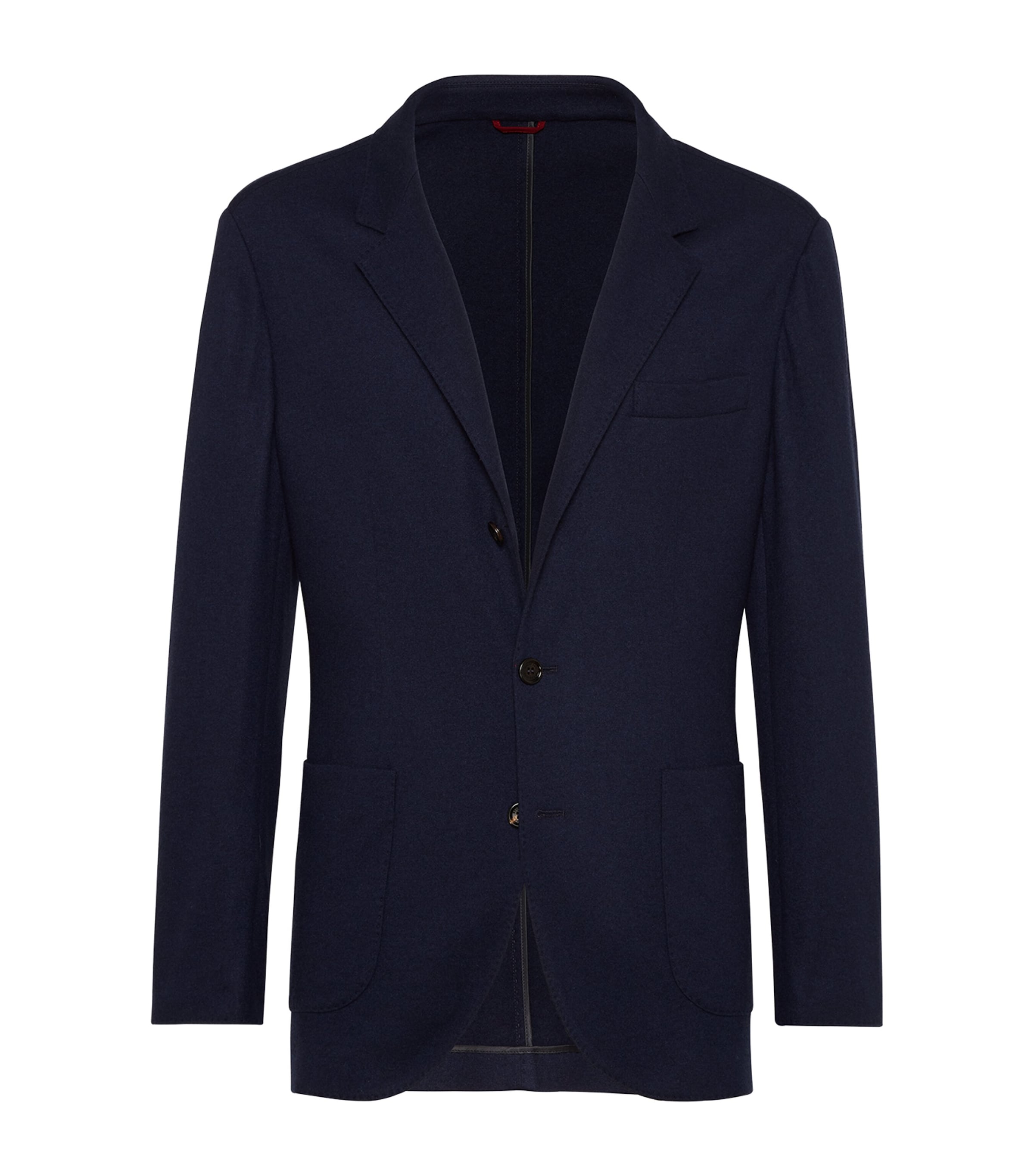 Brunello Cucinelli Single-breasted Cashmere Blazer In Blue