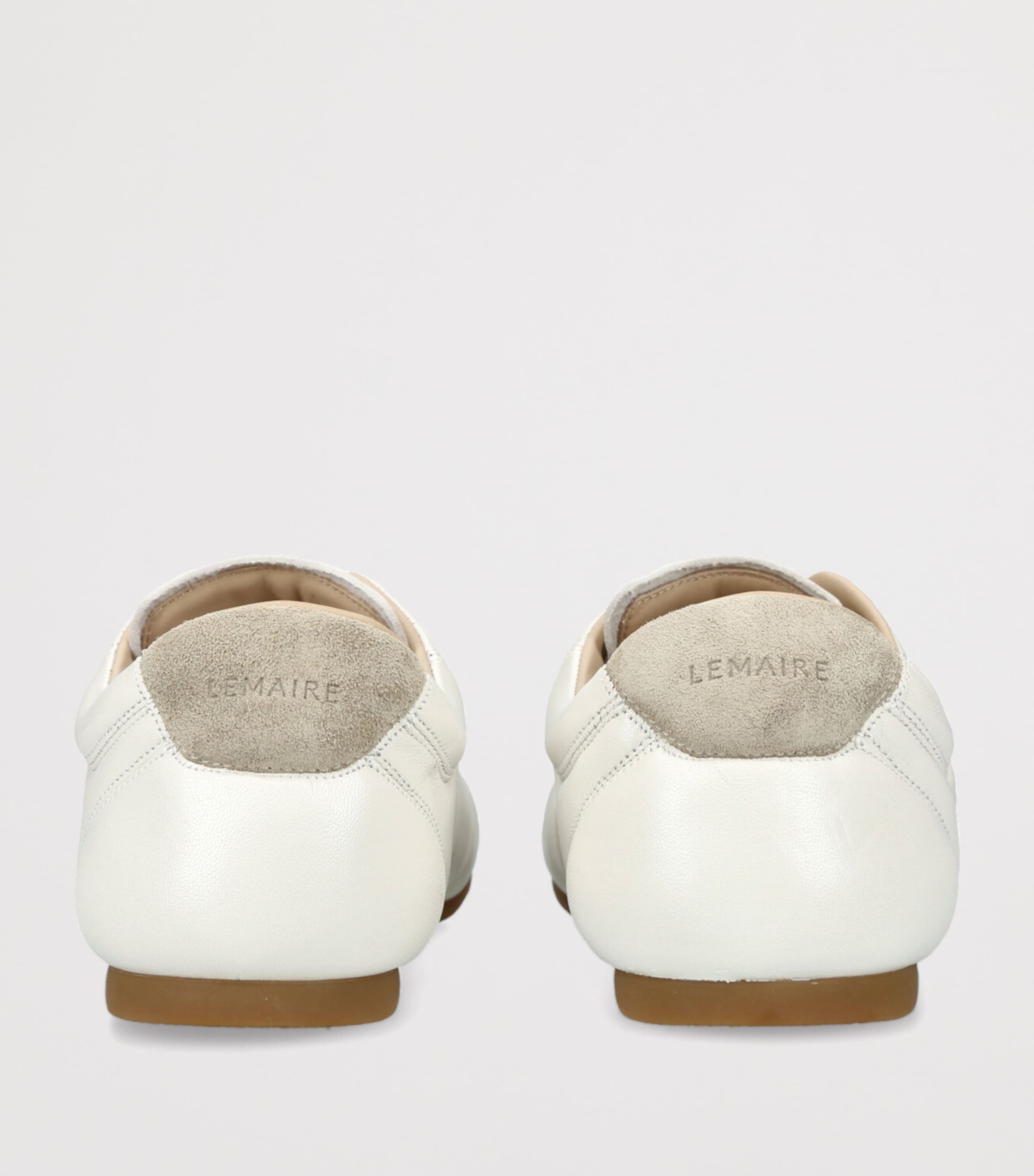 Leather Soft Runner Sneakers WHITE Image 2