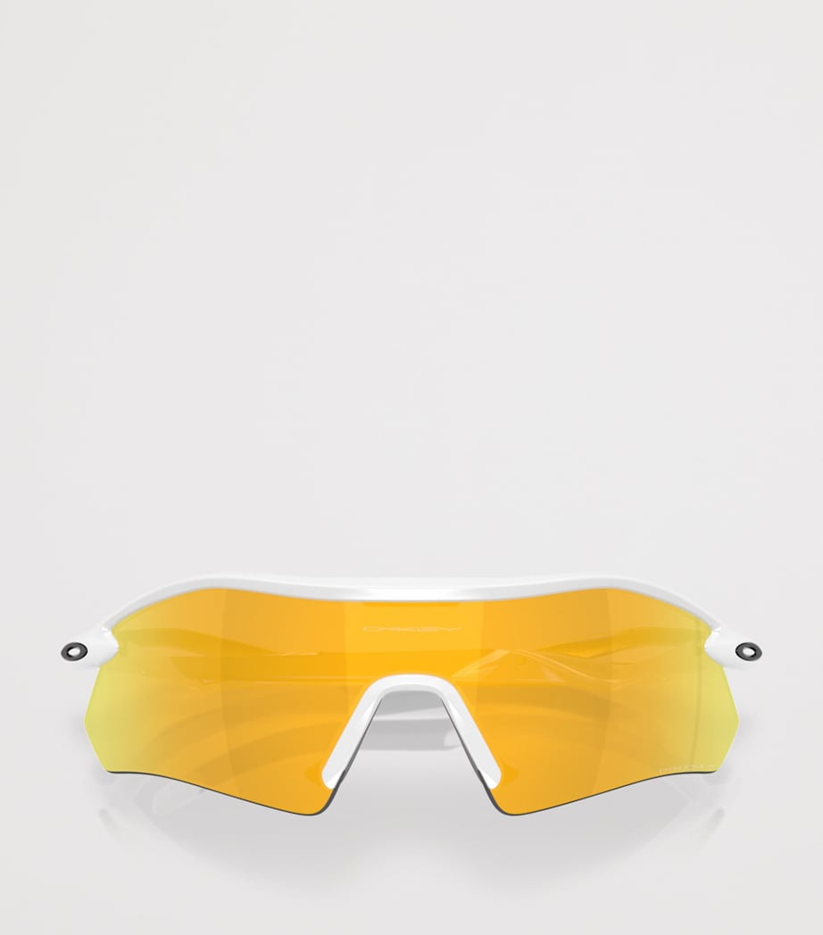 Oakley Radar Plate Rectangle Sunglasses White Image 6