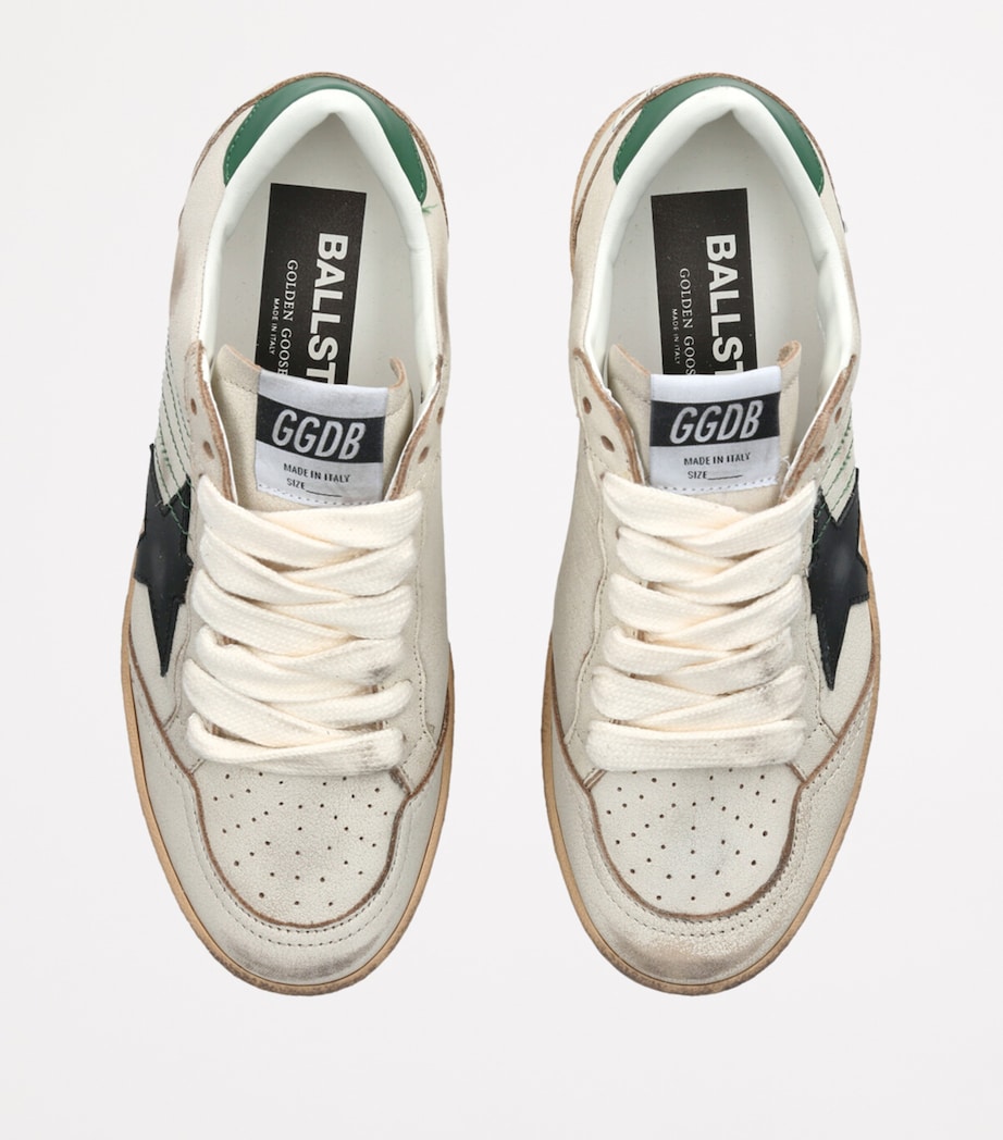 Golden Goose Leather Ballstar Sneakers White/comb Image 4