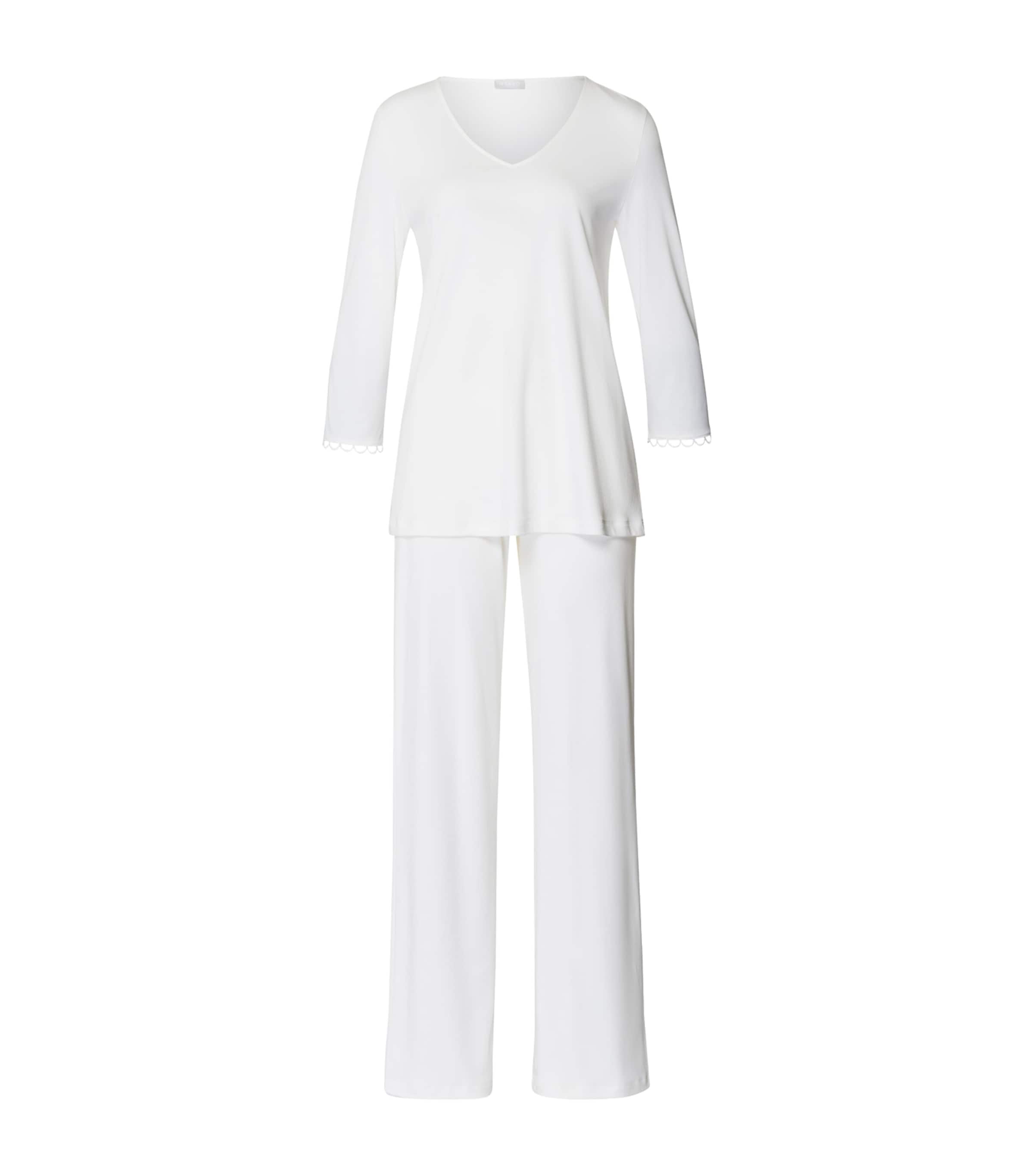 HANRO COTTON ANOUK LONG PYJAMA SET