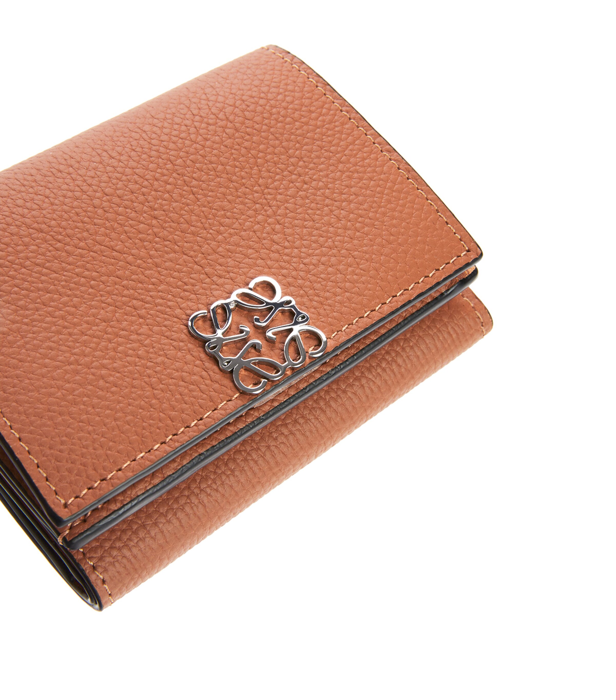 LOEWE Leather Anagram Trifold Wallet | Harrods US