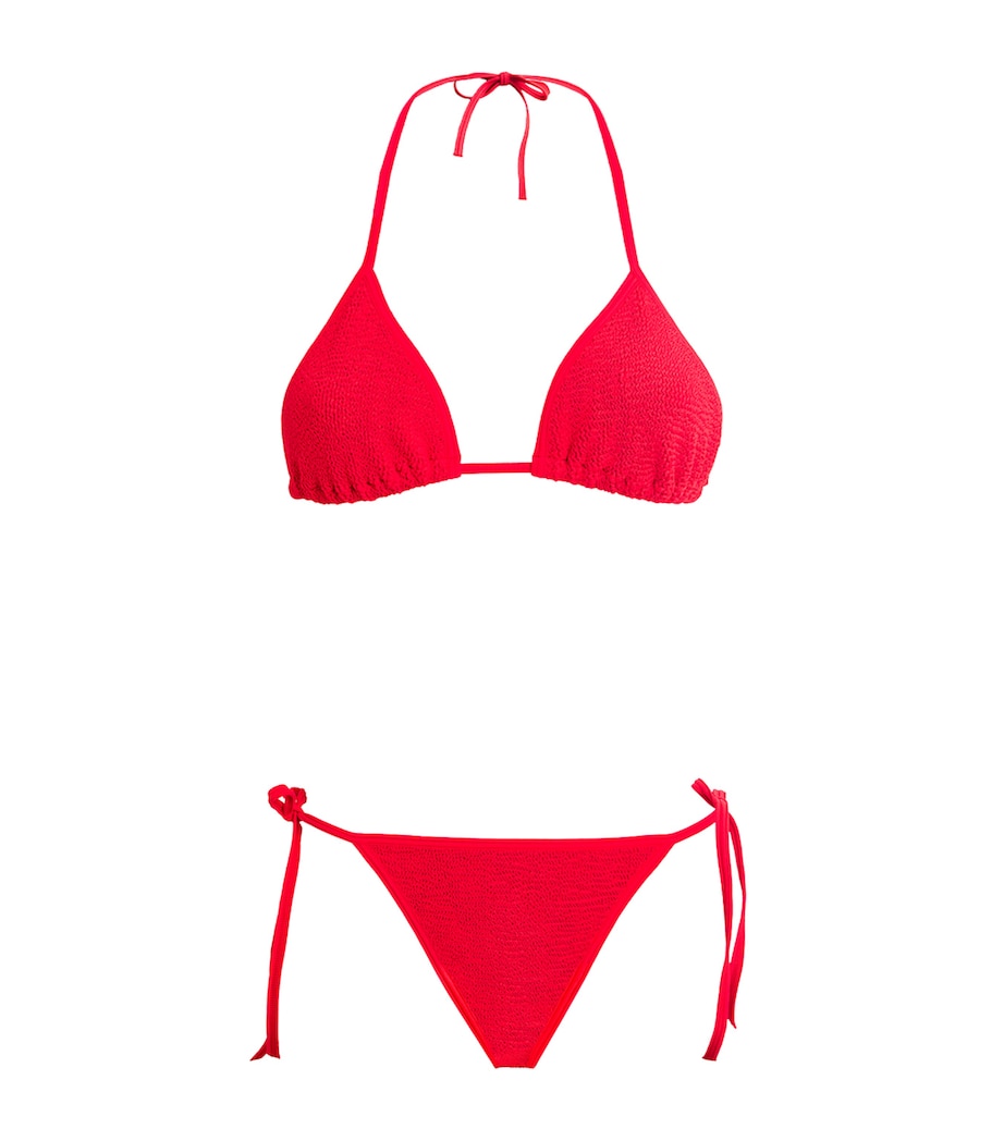 Gina Triangle Bikini RED Image 1