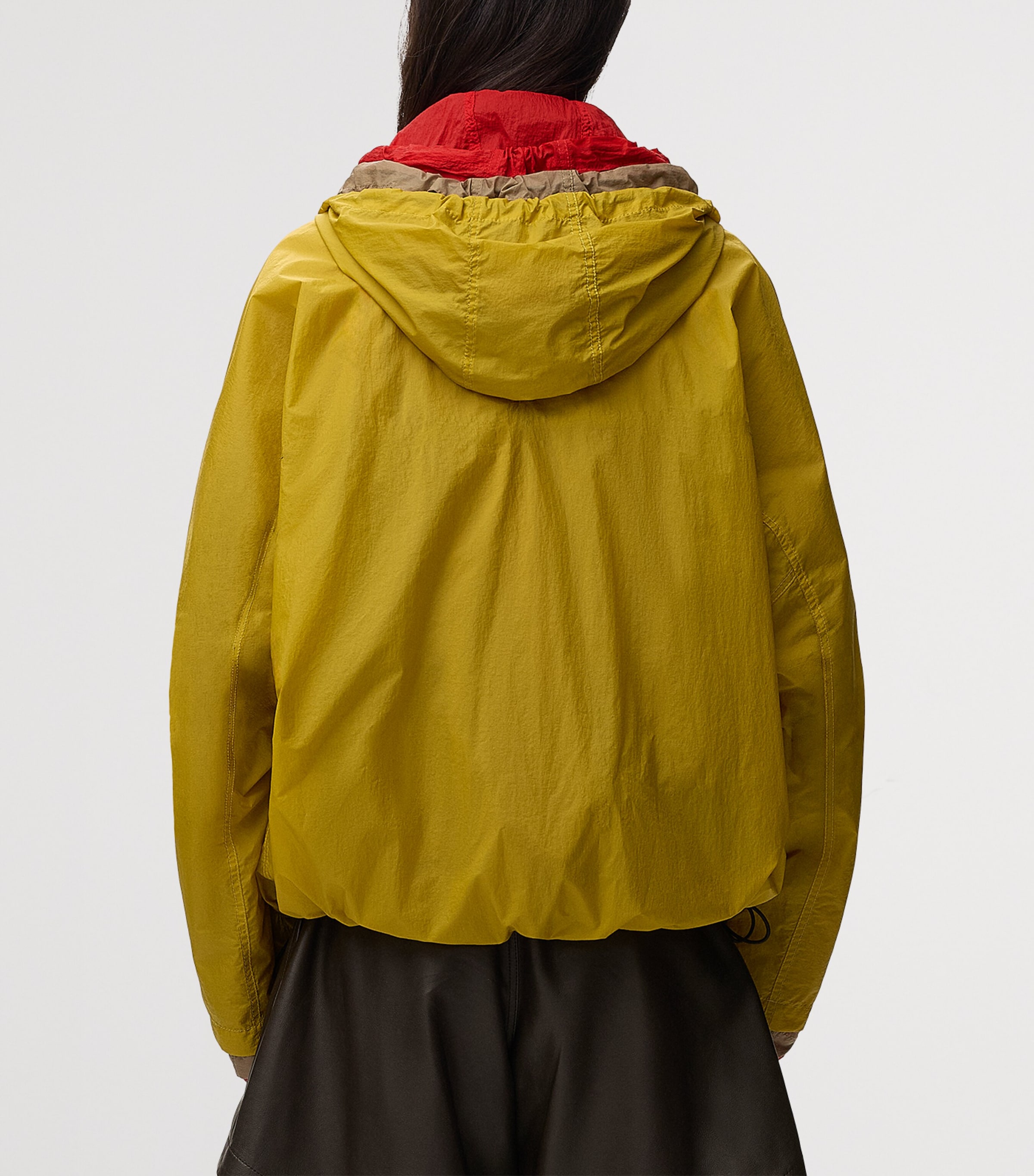 LOEWE Womens Technical Layered Jacket Yellow Image 4