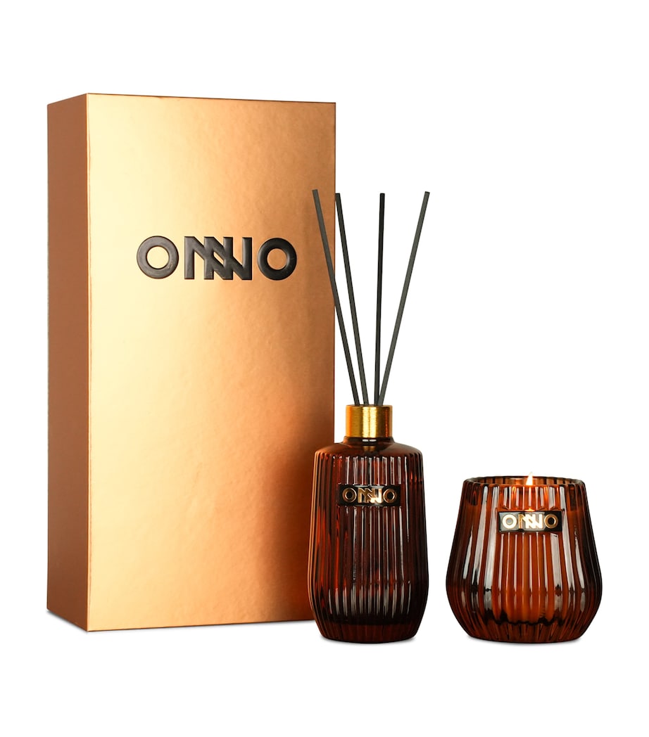 Eclectic Ginger Fig Candle and Diffuser Gift Set AMBER Image 1