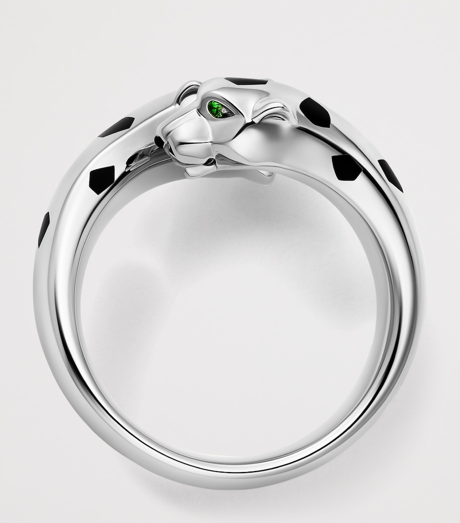 Cartier White Gold, Tsavorite and Onyx Panthère de Cartier Ring White Gold Image 3