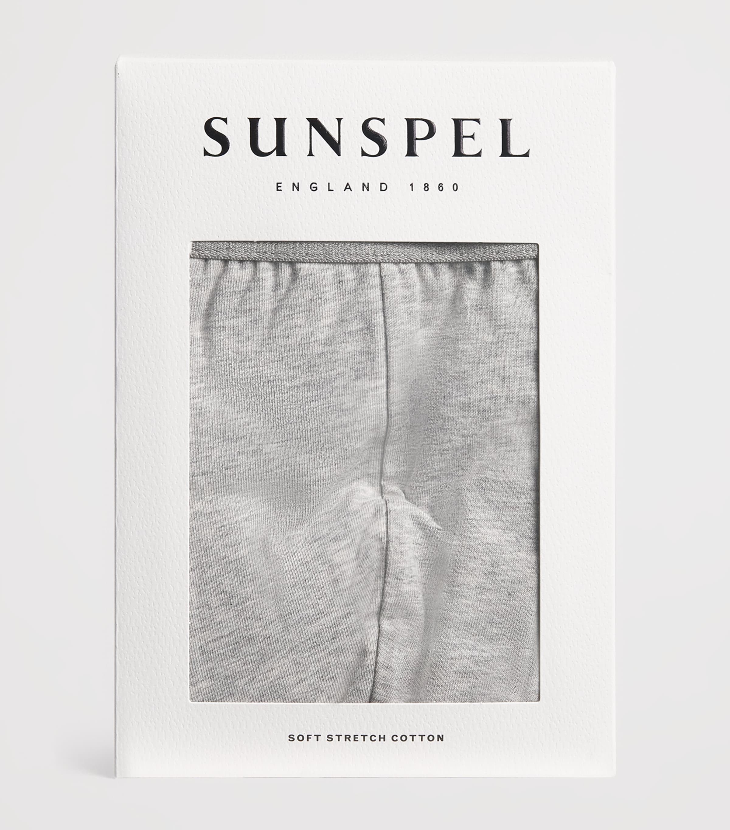 Sunspel Mens Stretch-Cotton Trunks (Pack of 3) Gyaa Image 4