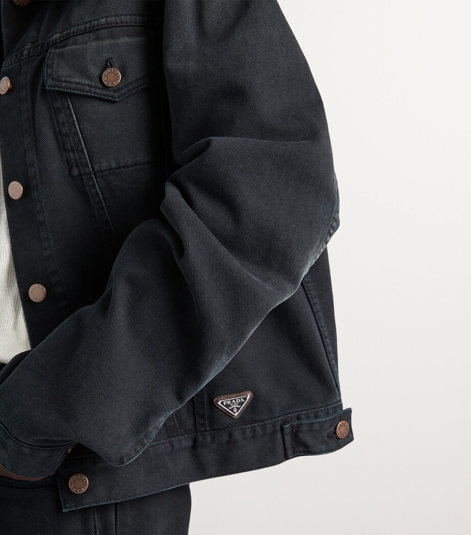 Denim Trucker Jacket F0557 Image 5