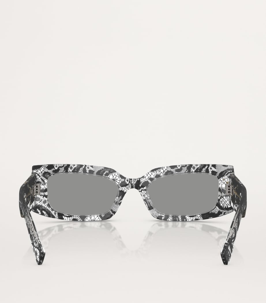 Dolce&Gabbana Acetate Rectangular Sunglasses Image 4