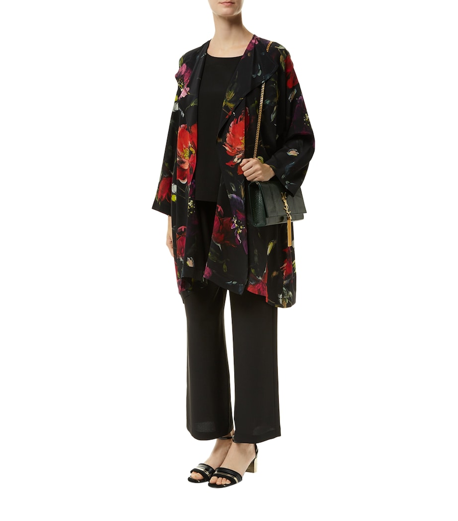 Silk Shell Top BLACK Image 3