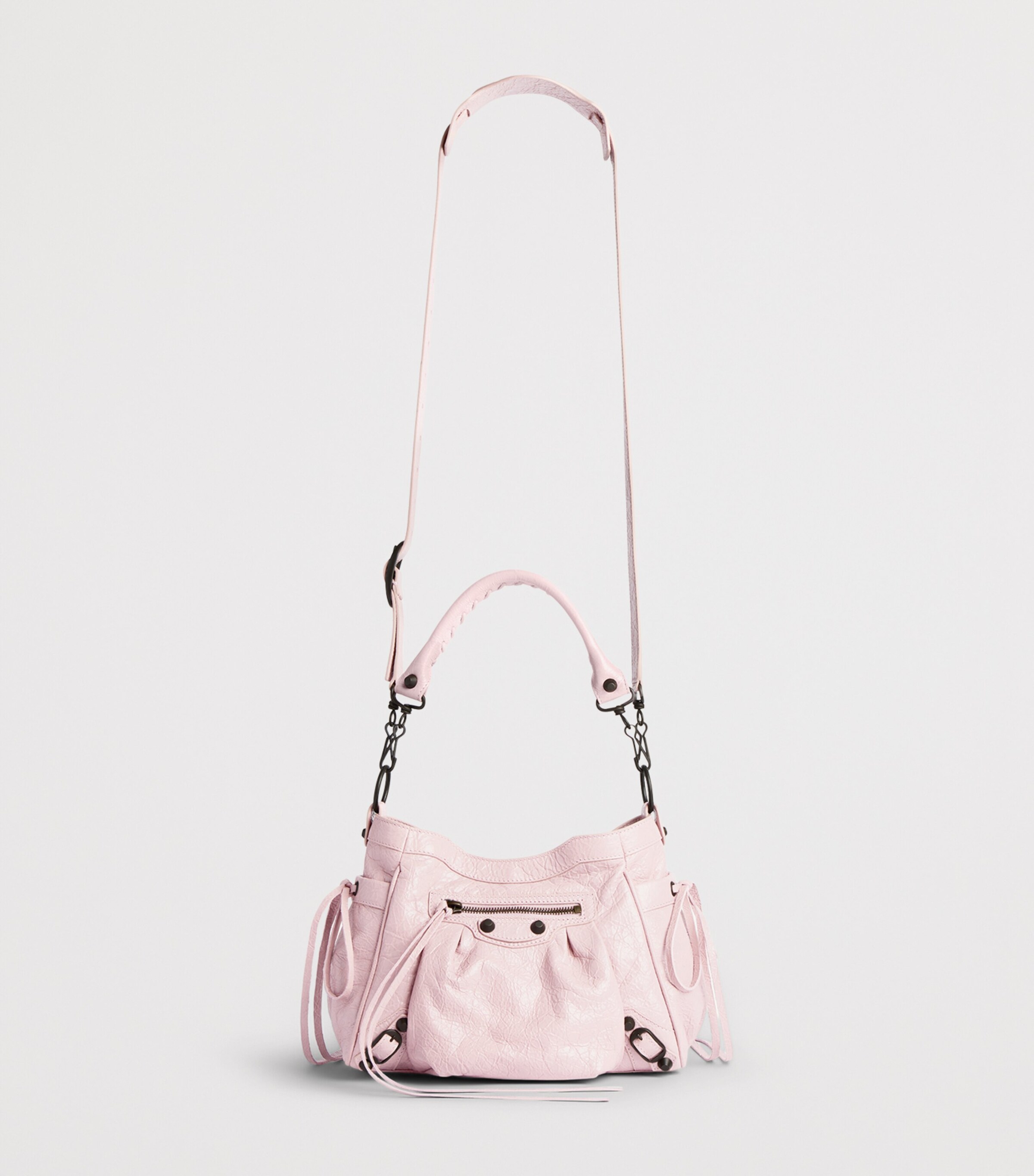 Balenciaga Pink Lambskin Le City Shoulder Bag | Harrods US