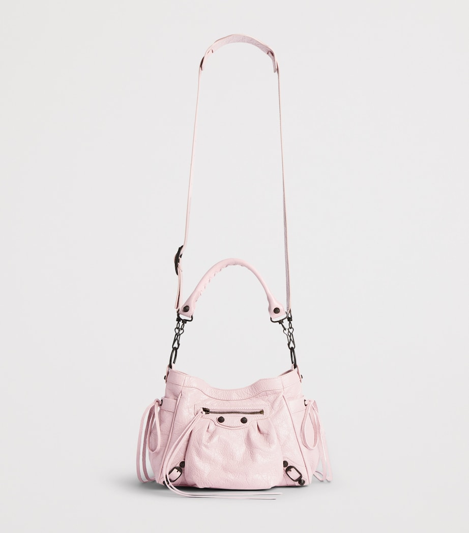 Balenciaga Womens Lambskin Le City Shoulder Bag Image 3