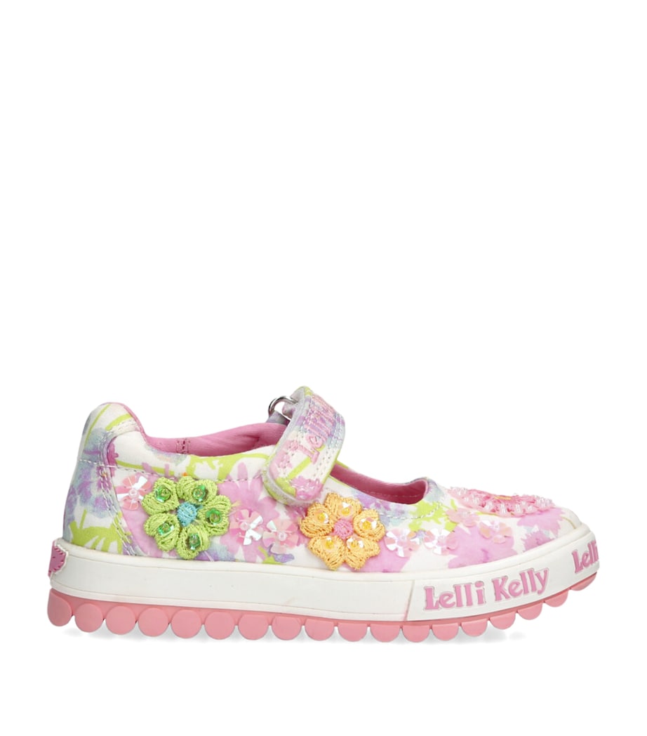 Lelli Kelly Embellished Eloise Dolly Shoes White/comb Image 1