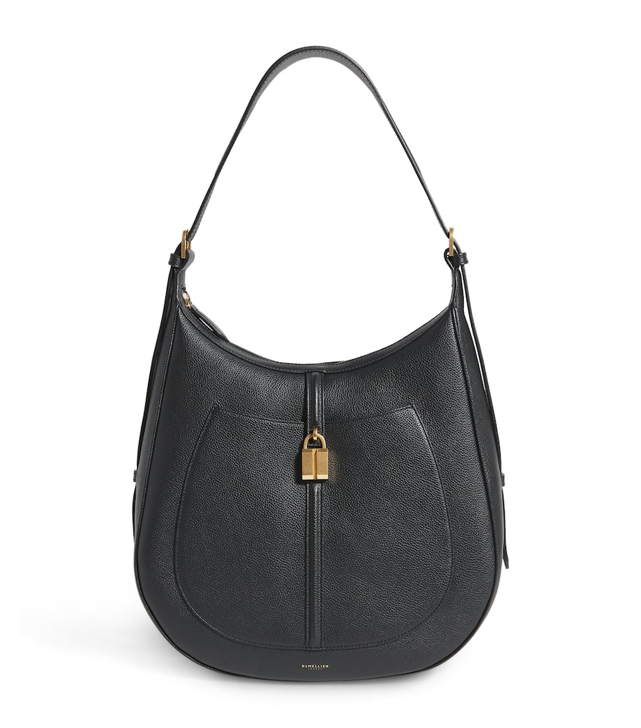 Small Leather Siena Shoulder Bag BLACK Image 1