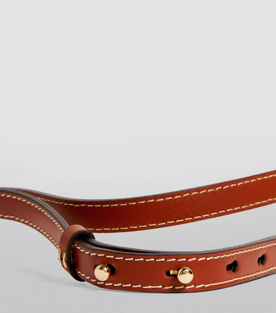 Small Woody Tote Bag WHITE BROWN 1 Image 6