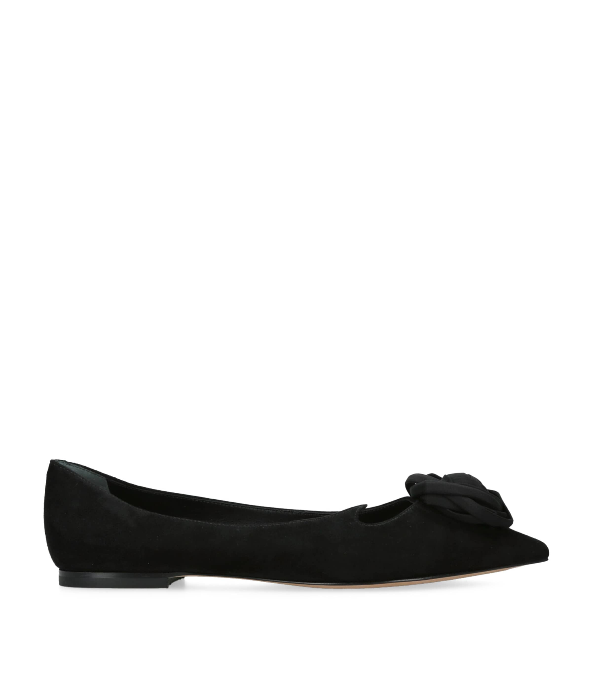 Roger Vivier Ballerina Shoes Featuring Heart Silhouette In Black