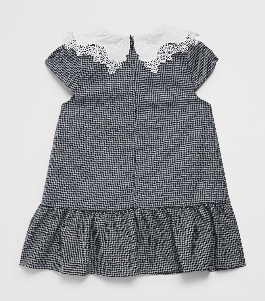 Collared Houndstooth Dress (3 Months-4 Years) 4MARINE Image 2