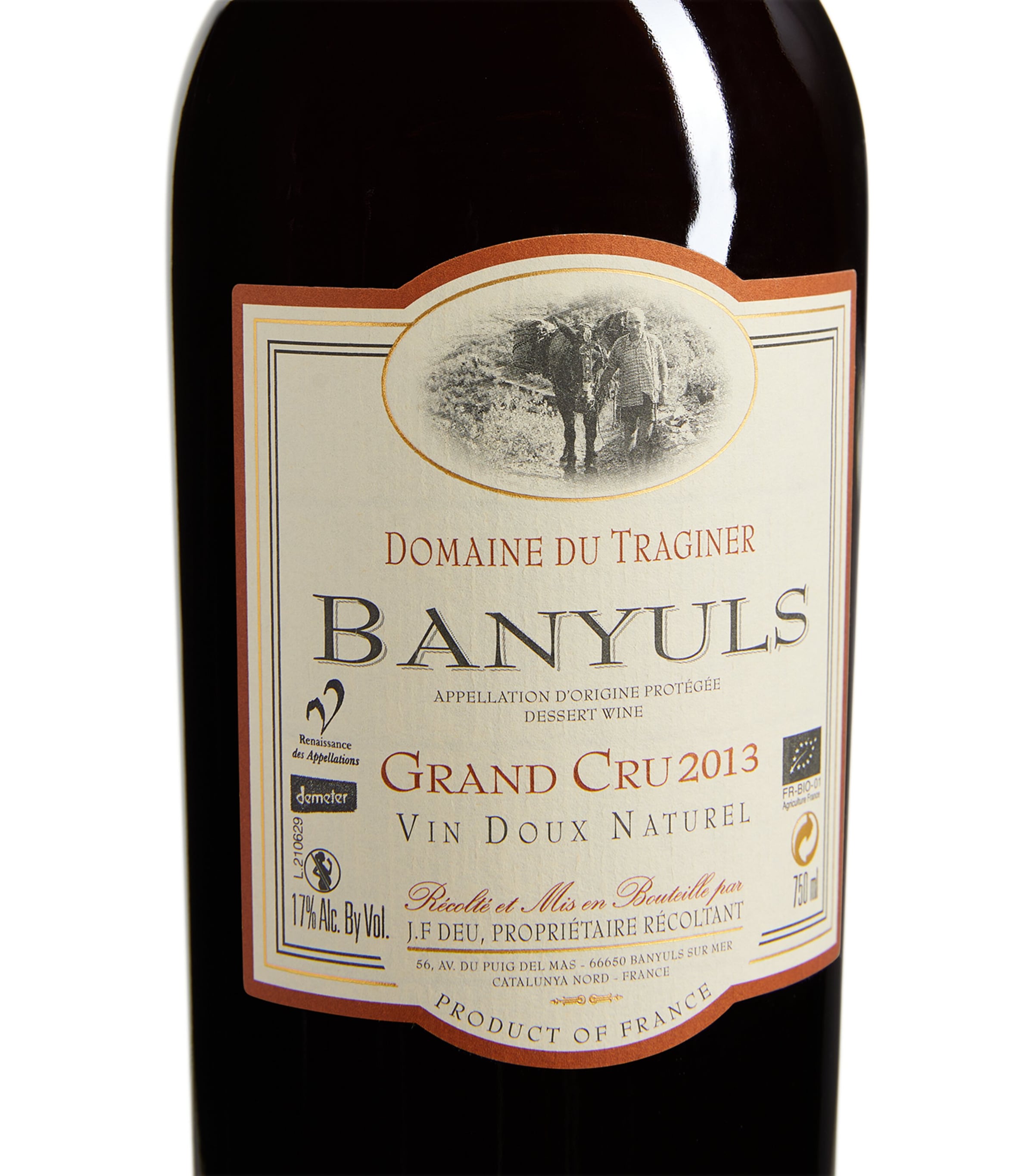 Domaine du Traginer Banyuls Grand Cru 2013 (75cl) - Languedoc Roussillon, France Image 2