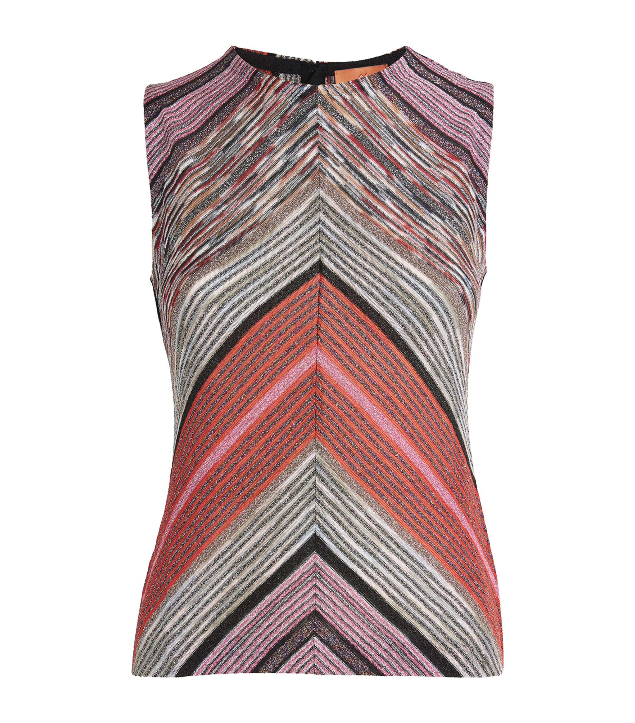 Missoni Metallic Chevron Tank Top